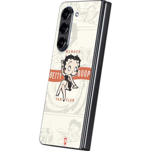 Betty Boop Member Fan Club Galaxy Z Fold5 5G Skin